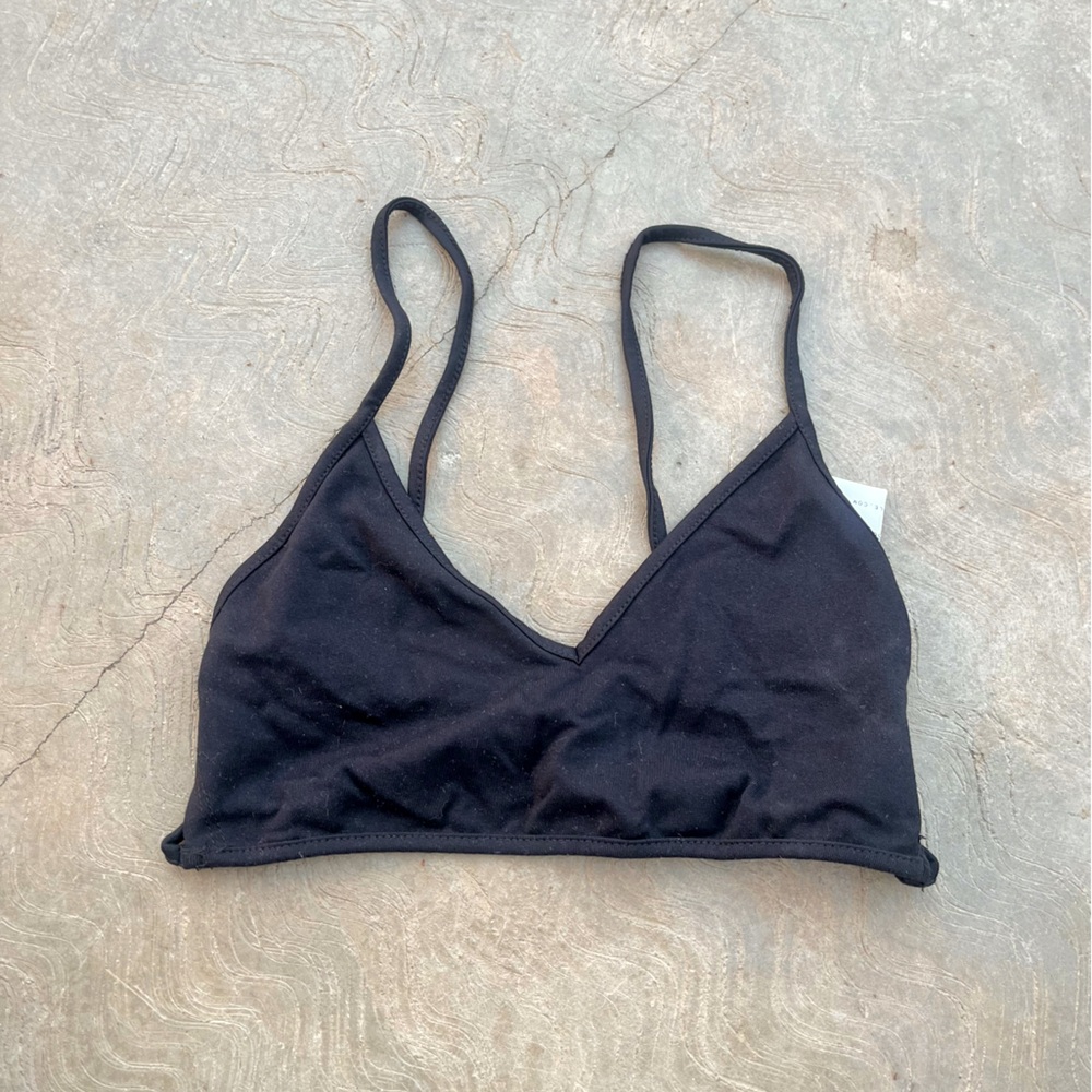 BRANDY MELVILLE | NWT Black Bra OS